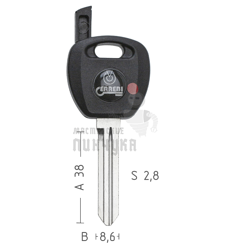 T00KIA9P TP00KI-8D.P а/пласт.с мест.п/чип KIA