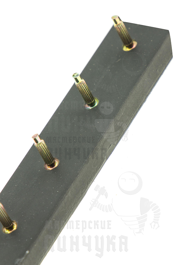 Полоса п/у со штырем "BASF" 6 пар,т.3,0, цв. черный