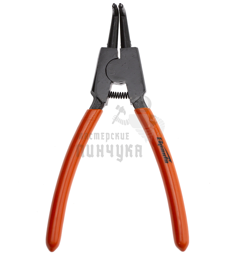 Съемник, 150 мм, для внешних стопорных колец, изогнутые губки (разжим) Sparta