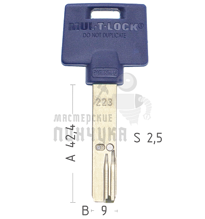 Mul-T-Lock: Профиль 223s Plus Original "INTERACTIVE"