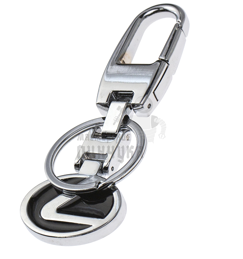 Авто карабин с кольцом для ключей LEXUS
