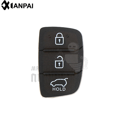 3 кнопки (hold) Резиновые для выкидушек HYUNDAI