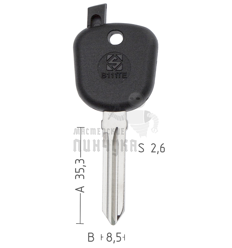 T00GM36P TP00GM-37P B111TE а/пласт.с мест.п/чип General Motors