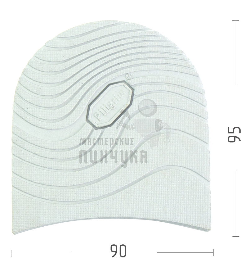 Набойка PILIGRIM Н0026, цв.белый