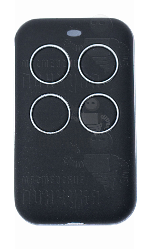 Пульт YET2130 4 кнопки (SIM-SIM) черный