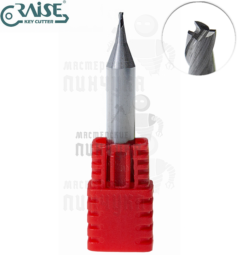 Вертик.фреза RAISE EW5510B ф1мм CARBIDE (ф1.0Х6Х40)								