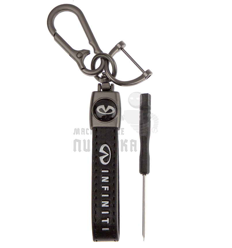 Авто карабин кожаный INFINITI