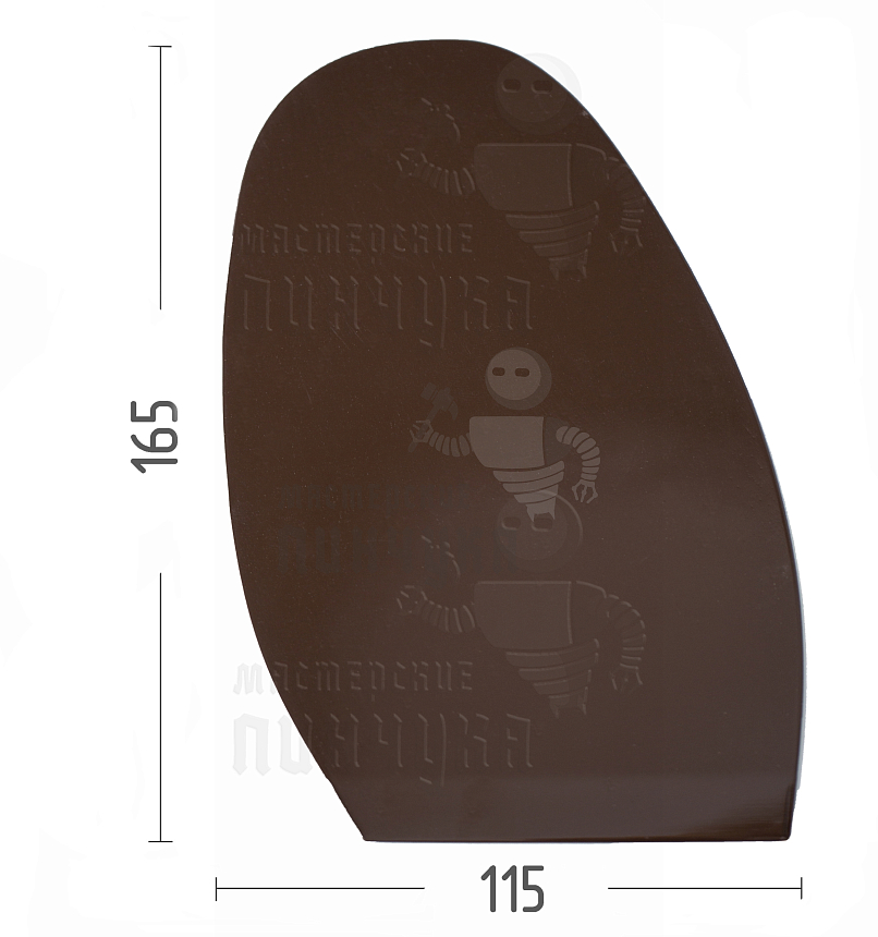 Проф. формованная для лабутенов Casali Mirror №3,1,3мм Коричневый