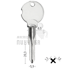 Крест XPH-1 (PHI-3X) Турция CANAS - Чертеж