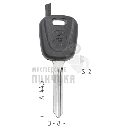 T00SZ17P TP00SUZU-17.P2 а/пласт.с мест.п/чип SUZUKI