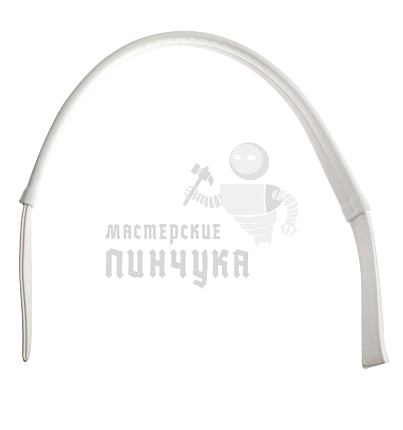 Ручка сумочная плоск. 65см цв.белый