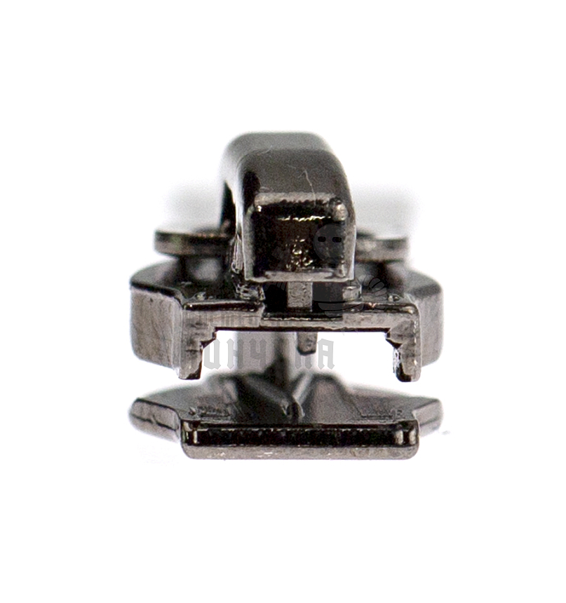 Бегунок для спиральной молнии, тип 5, автомат, цв. никель темн. 16-3