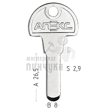 APEX-03 3MM ВЕРТ КНР  - Чертеж