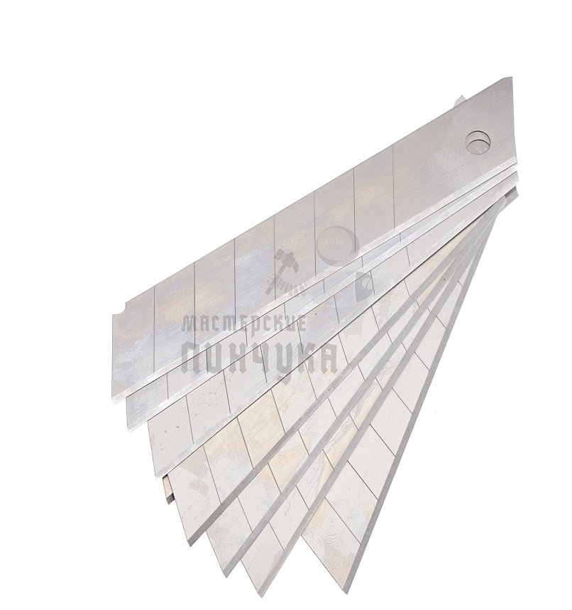 Лезвия отл. 18мм толщина 0.4мм 10штук в коробке