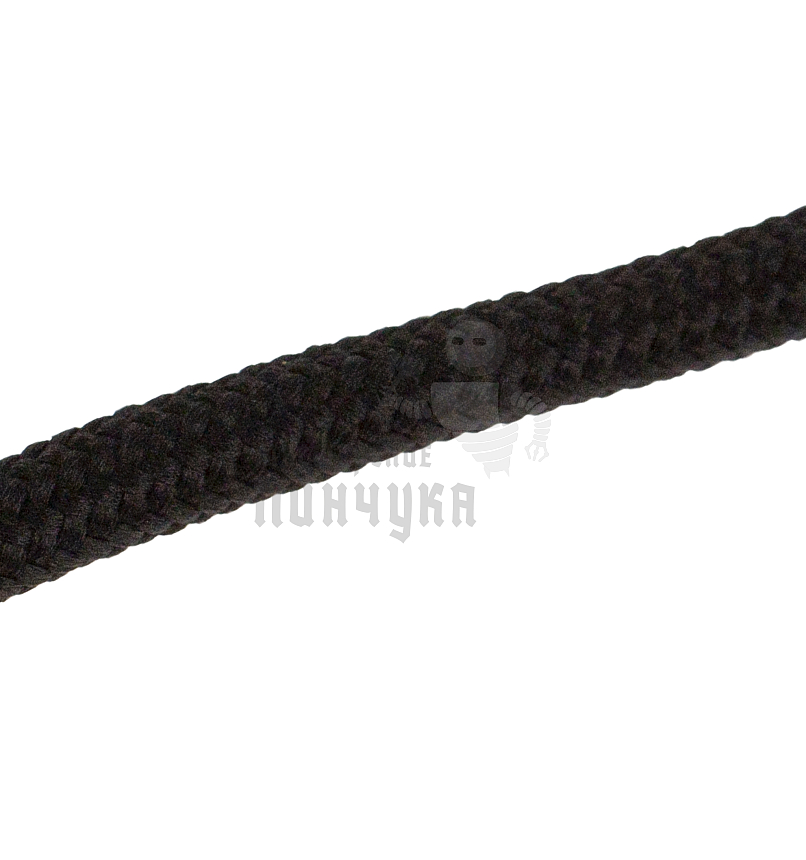 Шнурки круглые с наполнителем, 100см, цв.черный (2443)