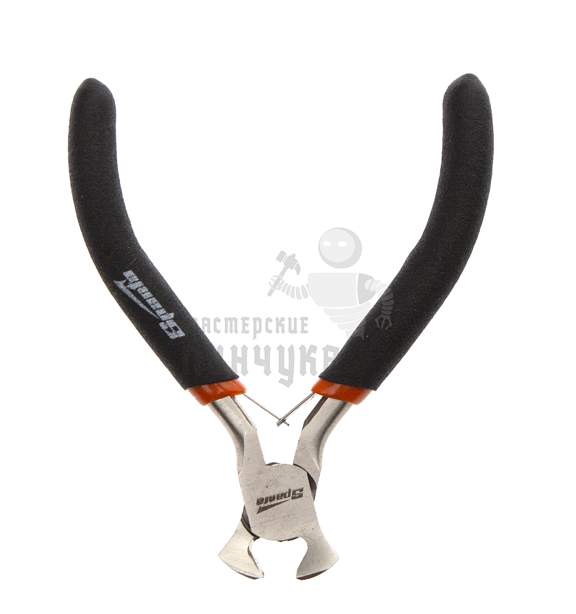 Кусачки торцевые Mini, 105 мм, никелированные, авторазжим Sparta