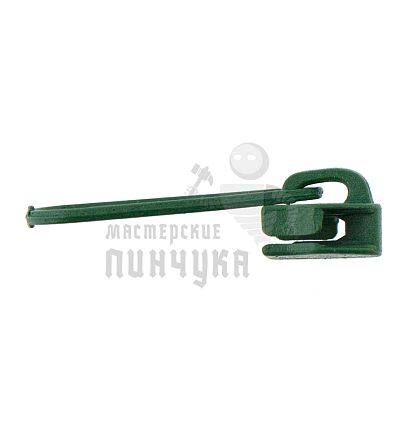 Бегунок для спиральной (витой) молнии, тип 5, сумочный, цв.зеленый (258)