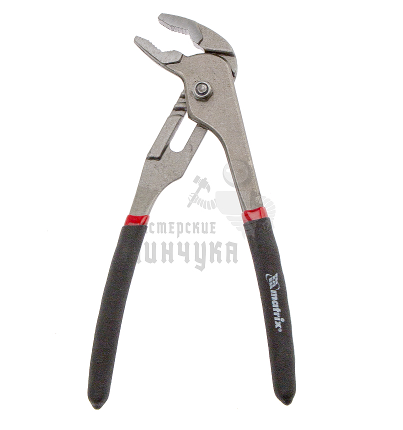 Клещи, 165 мм, переставные, обливные рукоятки Matrix