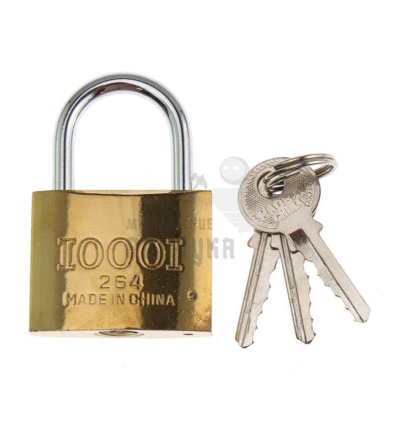 Навесной замок "IOOOI" 37мм (264)