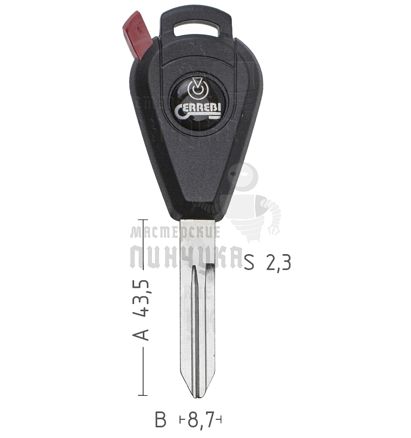 T00SUB2P TP00SUB-3P а/пласт.с мест.п/чип SUBARU