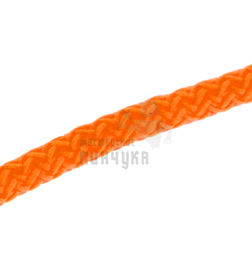 Шнурки круглые с наполнителем, 100см, цв.неон-оранжевый