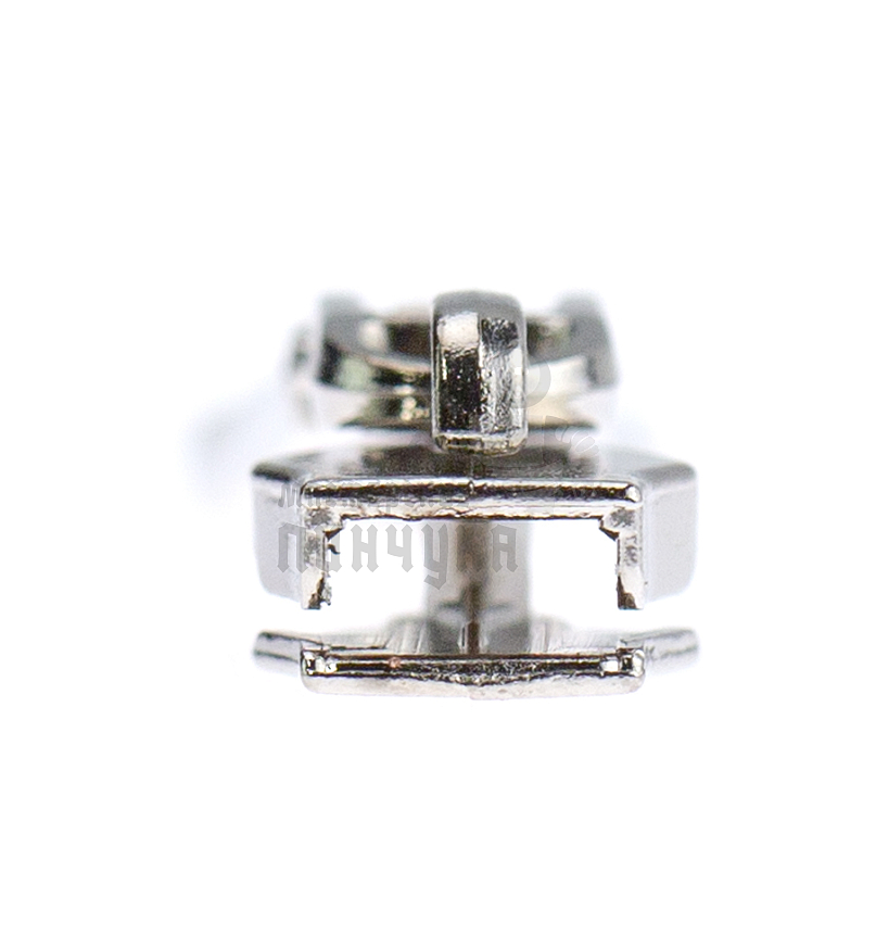 Бегунок для спиральной молнии, тип 5, сумочный N2 цв. никель 