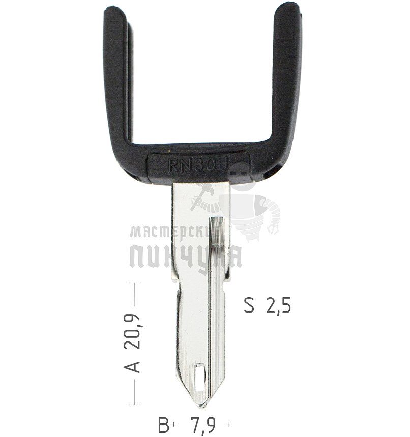 Лезвие RN30U рога п/чип Peugeot