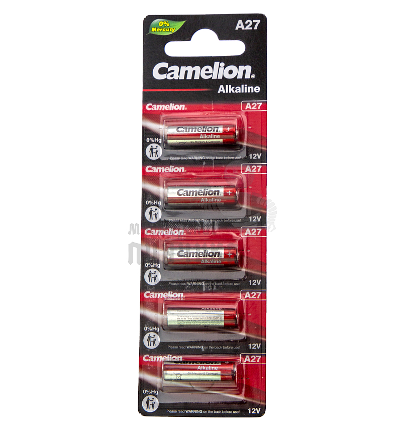 Батарейка Camelion 27A BL5 Alkaline 12V (5/50/1800)