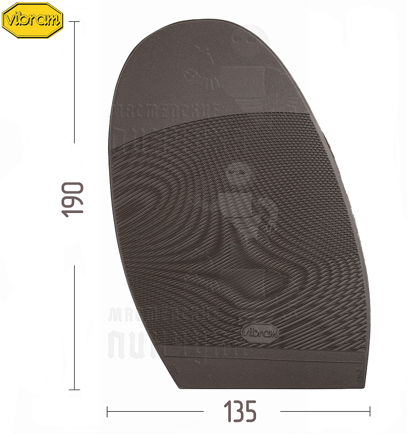 Проф. формованная VIBRAM 2342 (030) Ariel, Коричневый