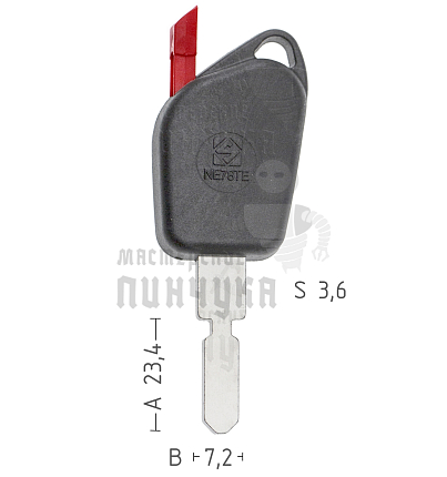T00NE81PA TP00NE-51P2 NE78T0 а/пласт.с мест.п/чип PEUGEOT