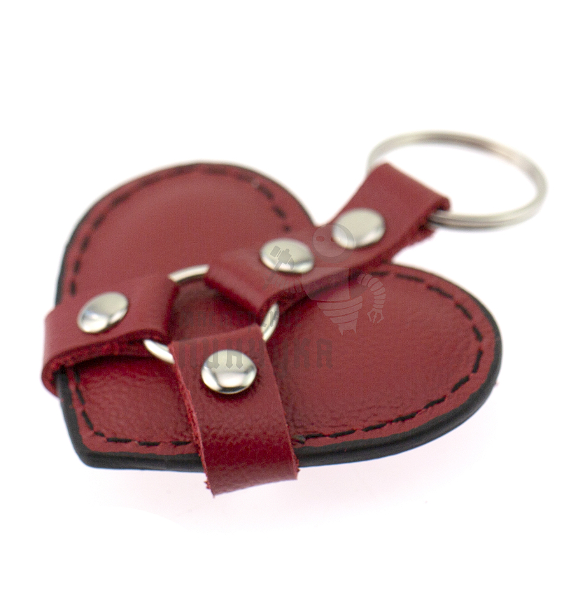 Брелок Сердце, цв.красный