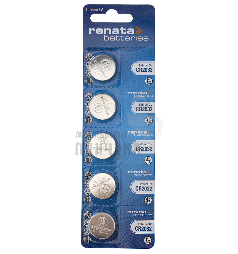 Батарейка часовая RENATA CR2032 BL5 (5/100/500)