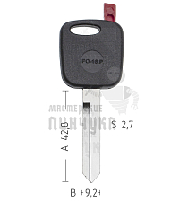 T00FD10RP TP00FO-16P FO26T0 а/пласт.с мест.п/чип  - Чертеж