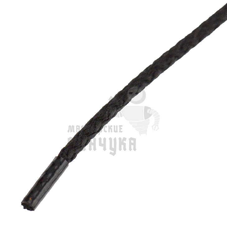 Шнурки круглые без наполнителя (тип 0), 70 см, цв.черный