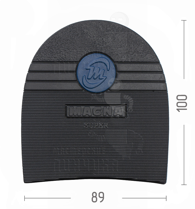 Набойка "Magna Super" р.72, т.7,5, цв.чёрный