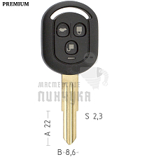 Корпус CHEVROLET DW04R 3 кнопки/левый КНР - Чертеж