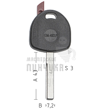 T00GM37P TP00GM-49DP а/пласт.с мест.п/чип OPEL/CHEVROLET/PONTIAC - Чертеж