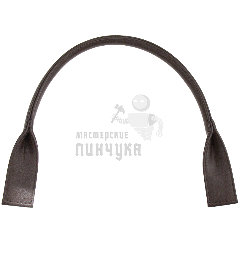 Ручка сумочная кругл.широк.(8050), 53см цв.темно-коричневый