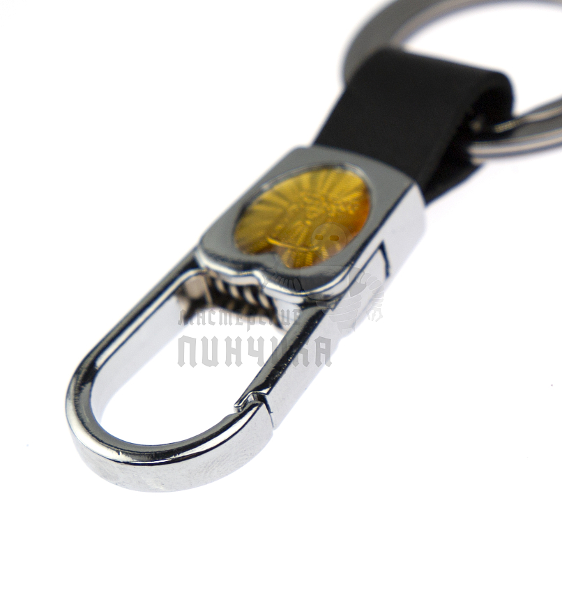 Авто карабин с двумя кольцами для ключей HONDA