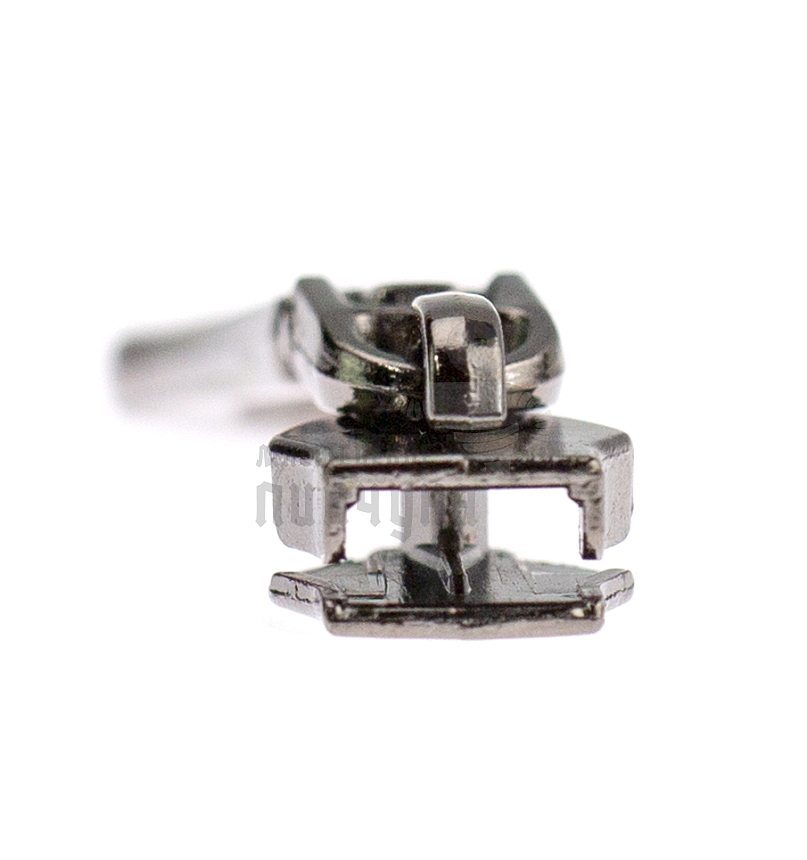 Бегунок для спиральной молнии, тип 5, сумочный N2 цв. никель темн.
