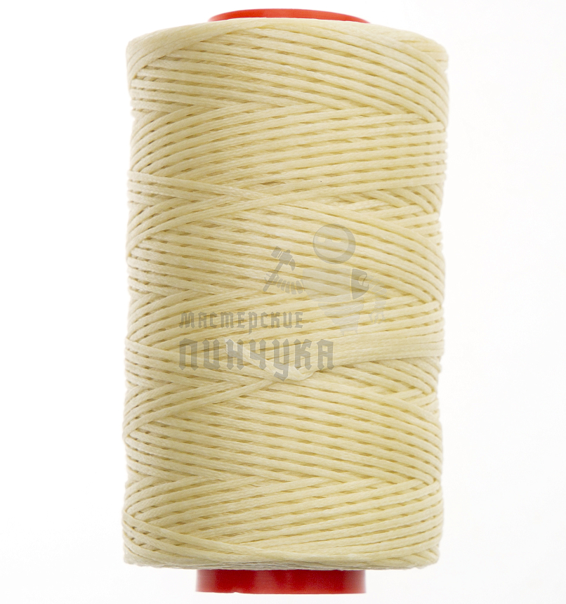 Нитки прошив.вощеные 300D-200м, молочный