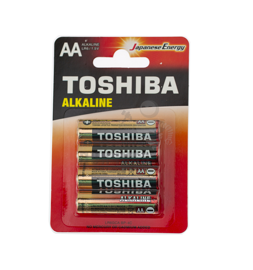 Батарейка Toshiba LR6GCA BP-4C Alkaline BL4 (4/24/48)
