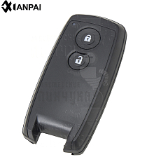 Корпус ключа SUZU14P2 HU133 SZ18P174 2 кнопки  КНР   SUZUKI - Чертеж