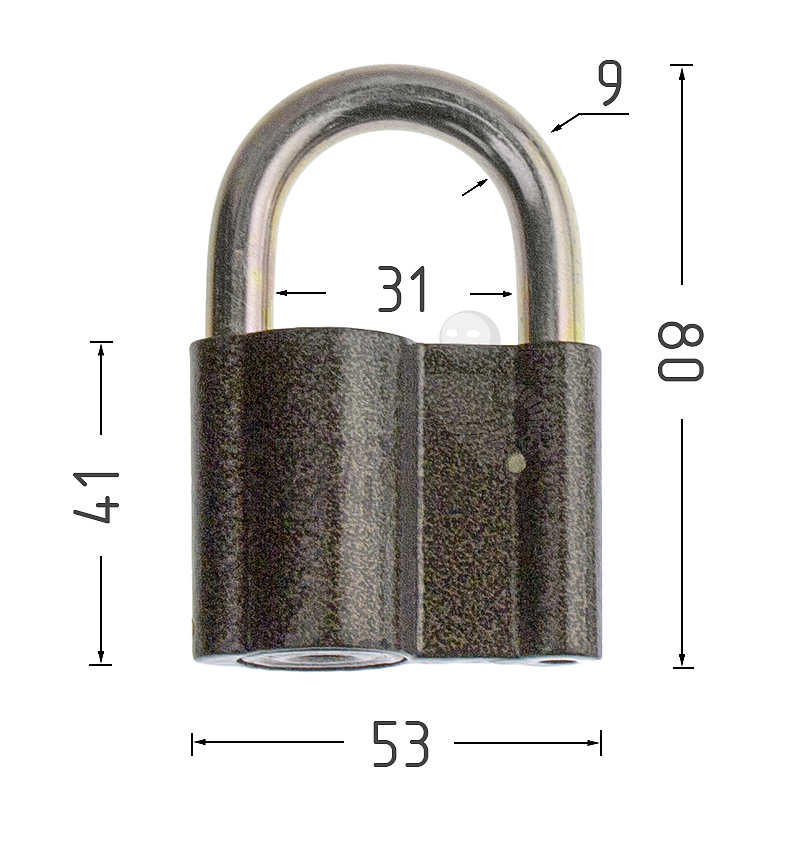 Навесной замок Avers PD-20-60-Blister