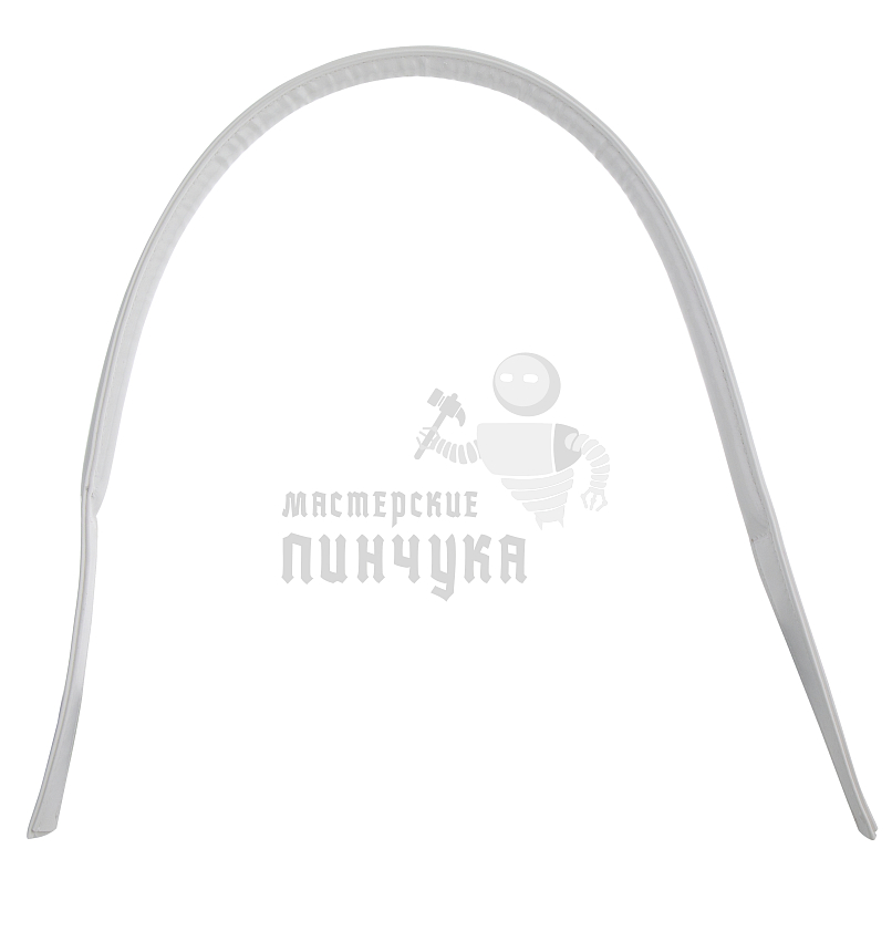 Ручка сумочная круглая с уз. креп. (12), 75см, цв.белый