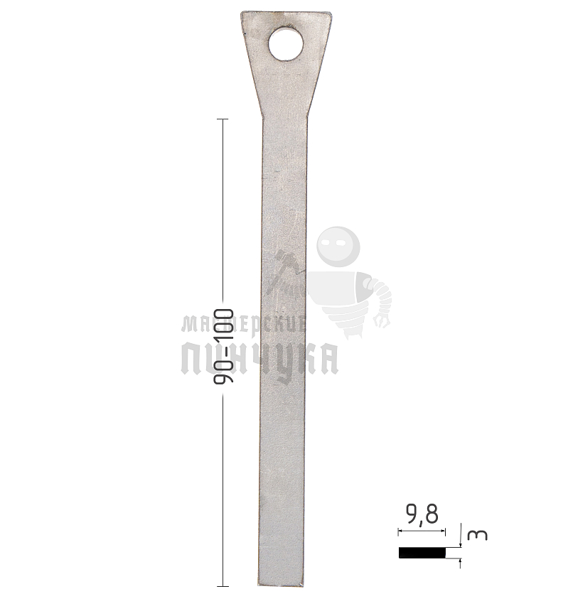 Ригель прямого хода 3х100 диам. КАМАЗ					