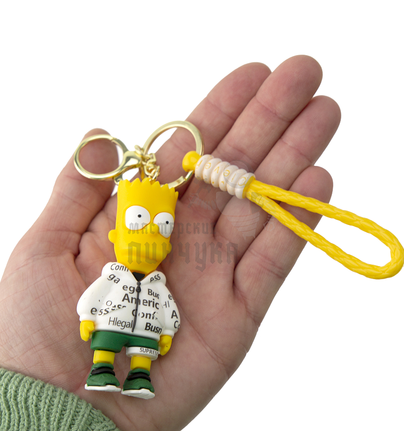 Брелок для ключей "Симпсоны : Барт" + карабин