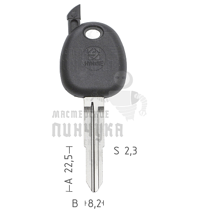 T00HYN 6P TP00HY-5.P1 HYN10T0 а/пласт.с мест.п/чип HYUNDAI