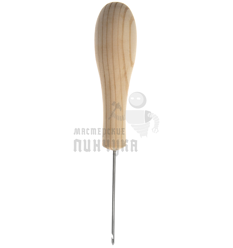 Шило "Сапожное" (с крючком) Т.2,0 деревянная ручка