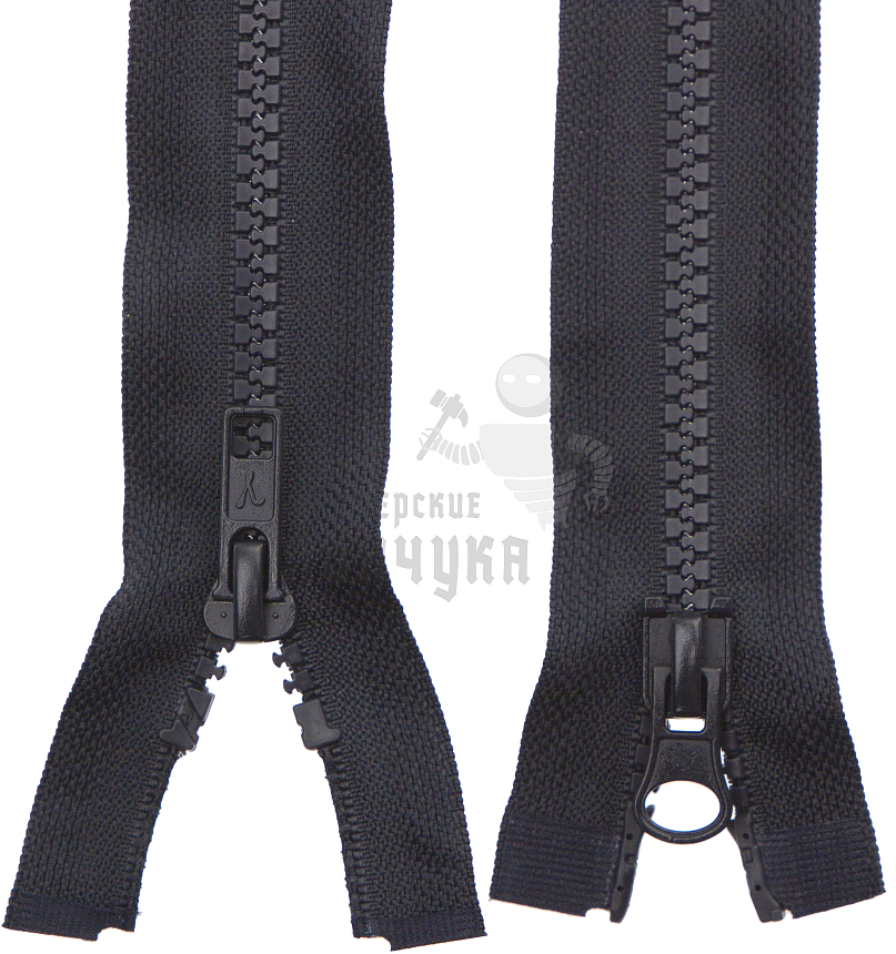 Молния Трактор "GAMMA" G3052 80 см Тип 5 разъёмная двухзамковая №320 черно-синий